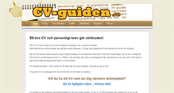 Desktop Screenshot of cv-guiden.se